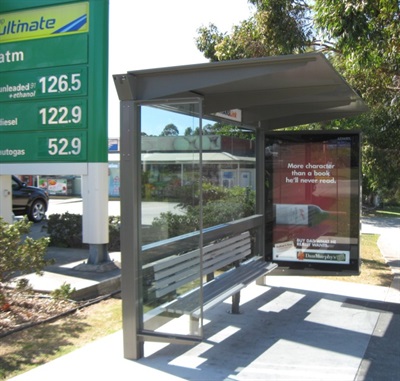 Premium shelter advertising