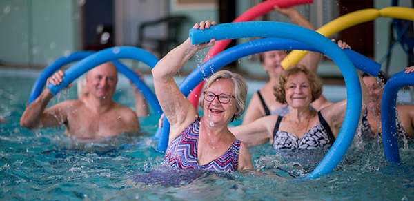 Cropped wateraerobics