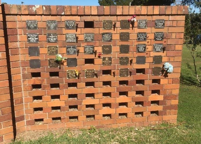 Columbarium walls