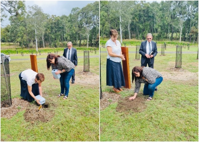 the first Eco Scatter Garden interment