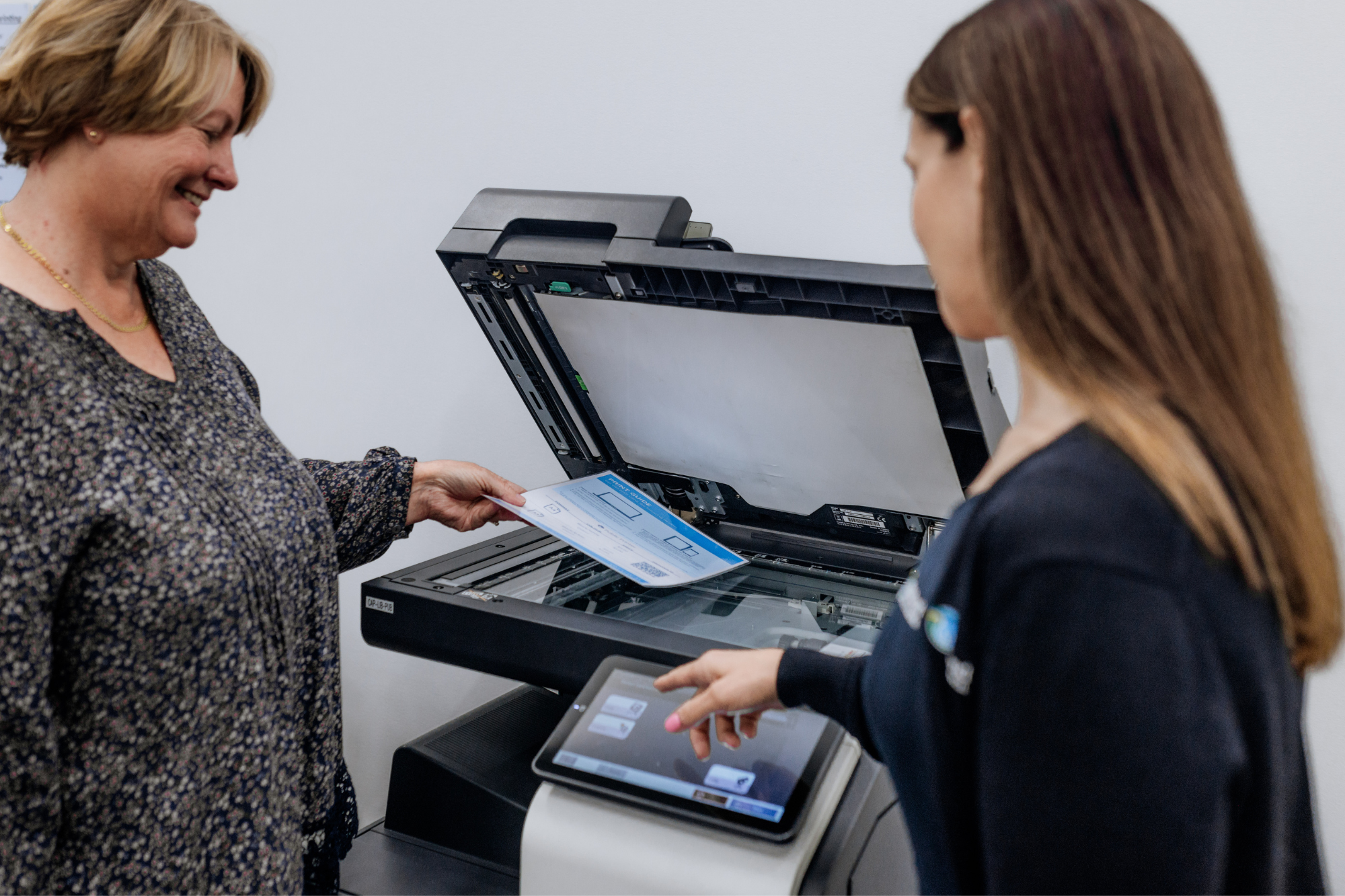 Photocopying at the library