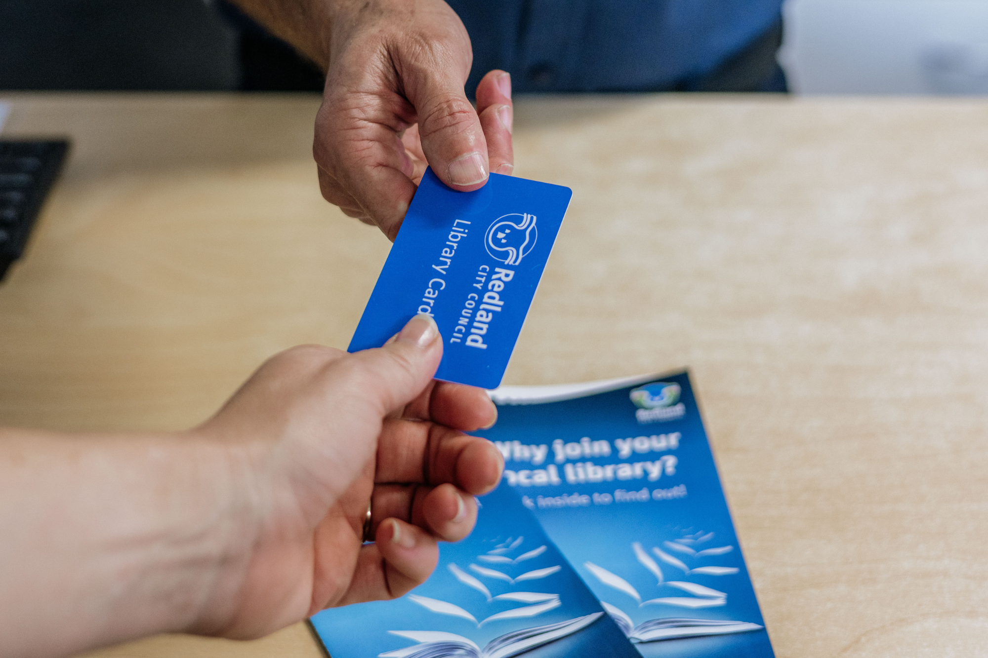 Join the library online or in person 